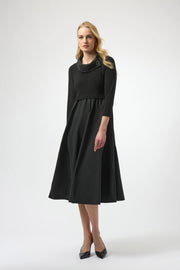 Silky Knit & Memory Fit and Flare Dress