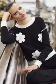 Flower Detail Sweater