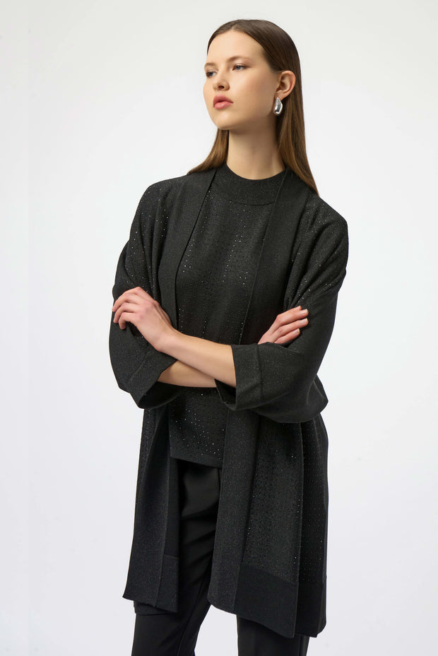 Sweater Knit Cover-Up with Iron-On Detail