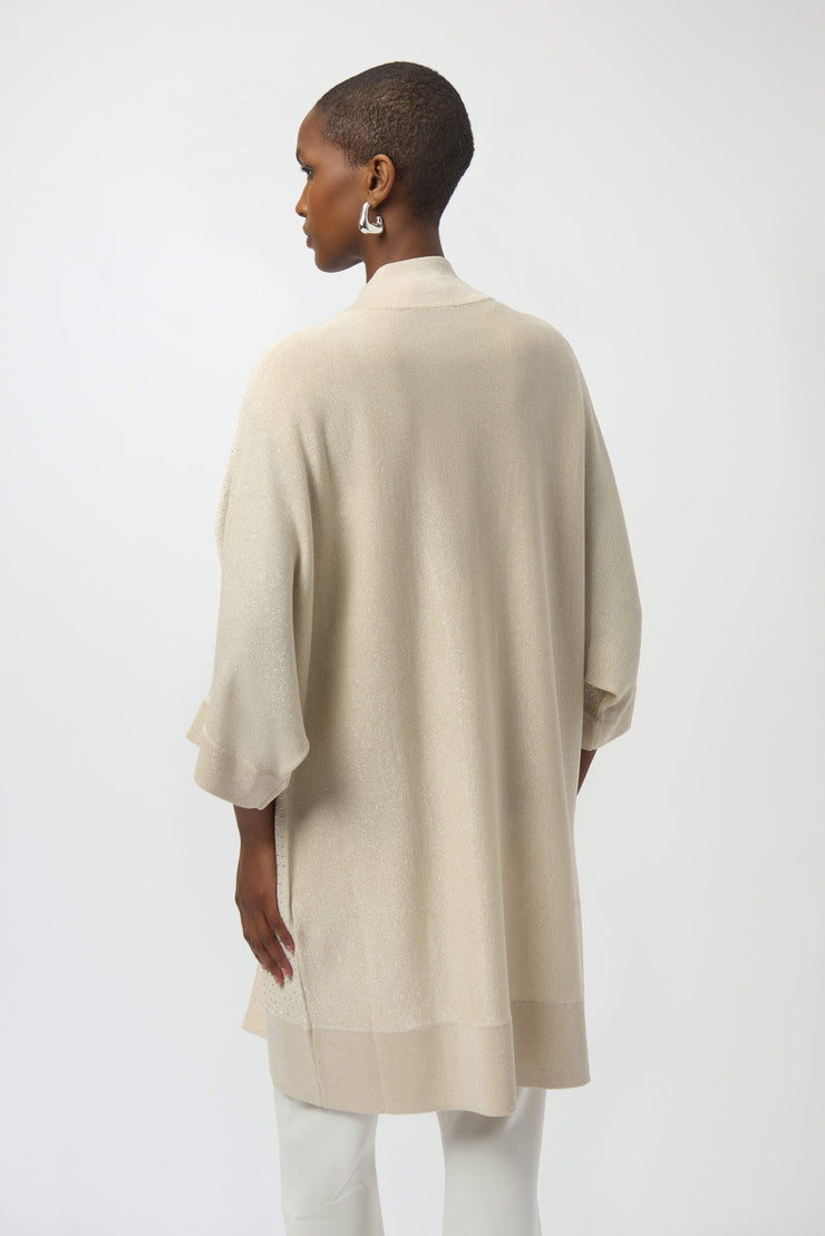 Sweater Knit Cover-Up with Iron-On Detail