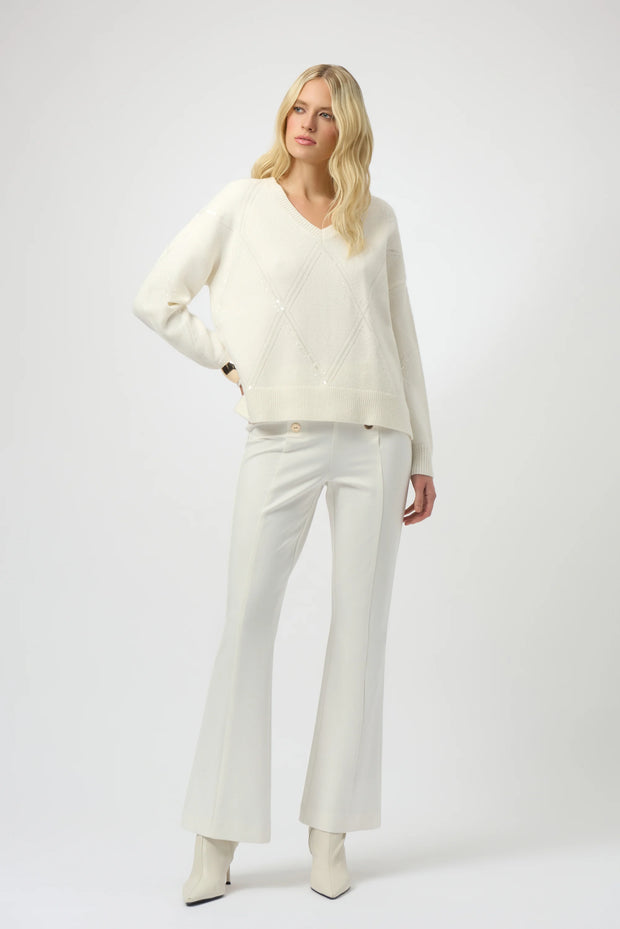 Sweater Knit Pullover with Sequins