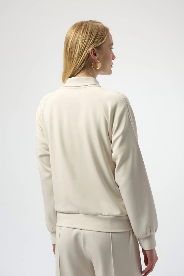 Scuba Jersey Funnel Neck Jacket