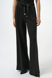 Scuba Jersey Wide Leg Pull-On Pants