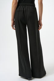 Scuba Jersey Wide Leg Pull-On Pants