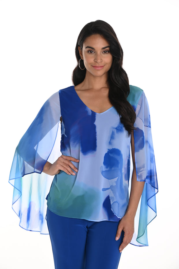 Chiffon Overlay Top