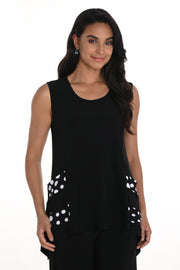 Polka Dot Sleeveless Tunic