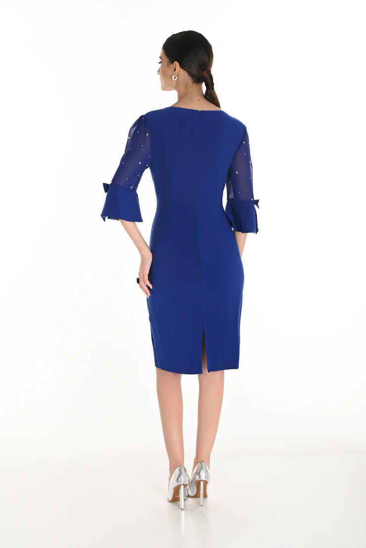 Rhinestone Sleeve Dress