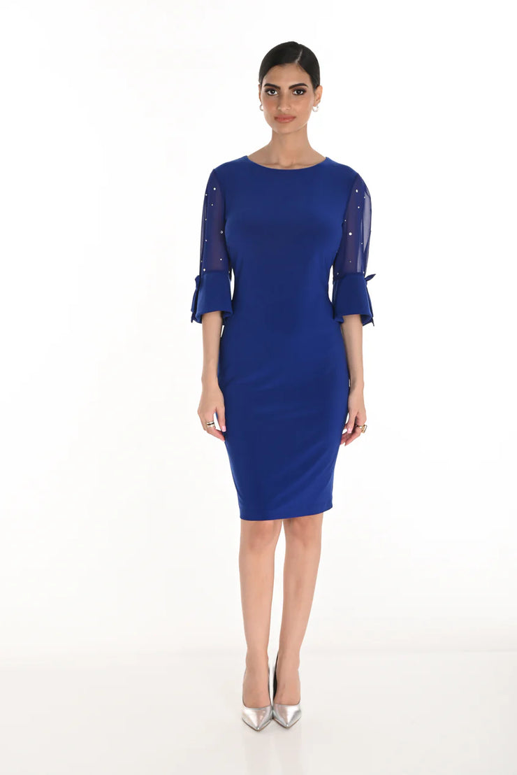 Rhinestone Sleeve Dress