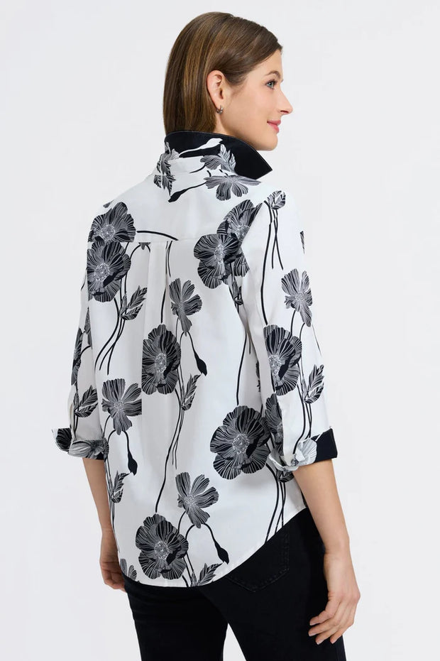 Margie Poppy 3/4 Sleeve Shirt