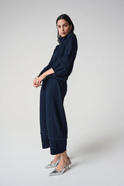 Seersucker Balloon Pull-On Pants