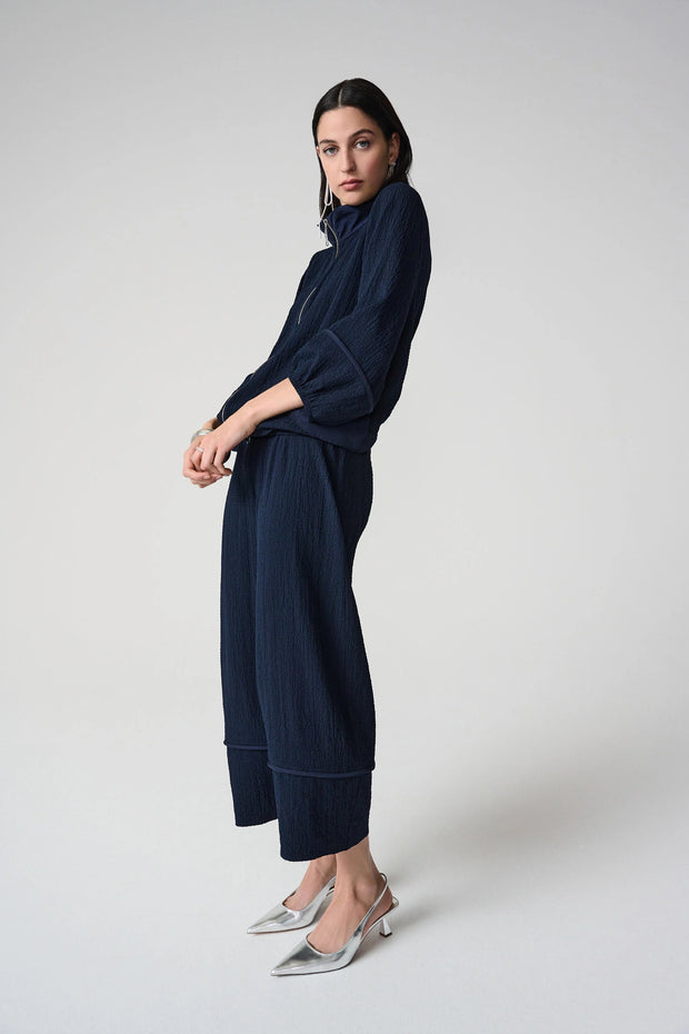 Seersucker Balloon Pull-On Pants