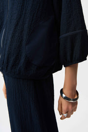 Seersucker & Memory Bomber Jacket