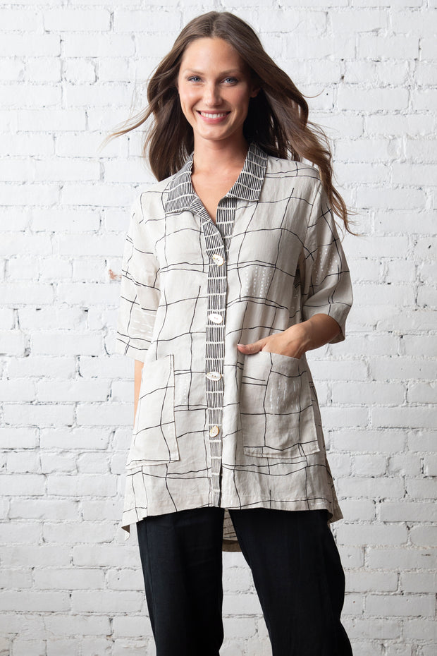 Button Front Tunic