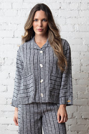 Linen Button Up Jacket