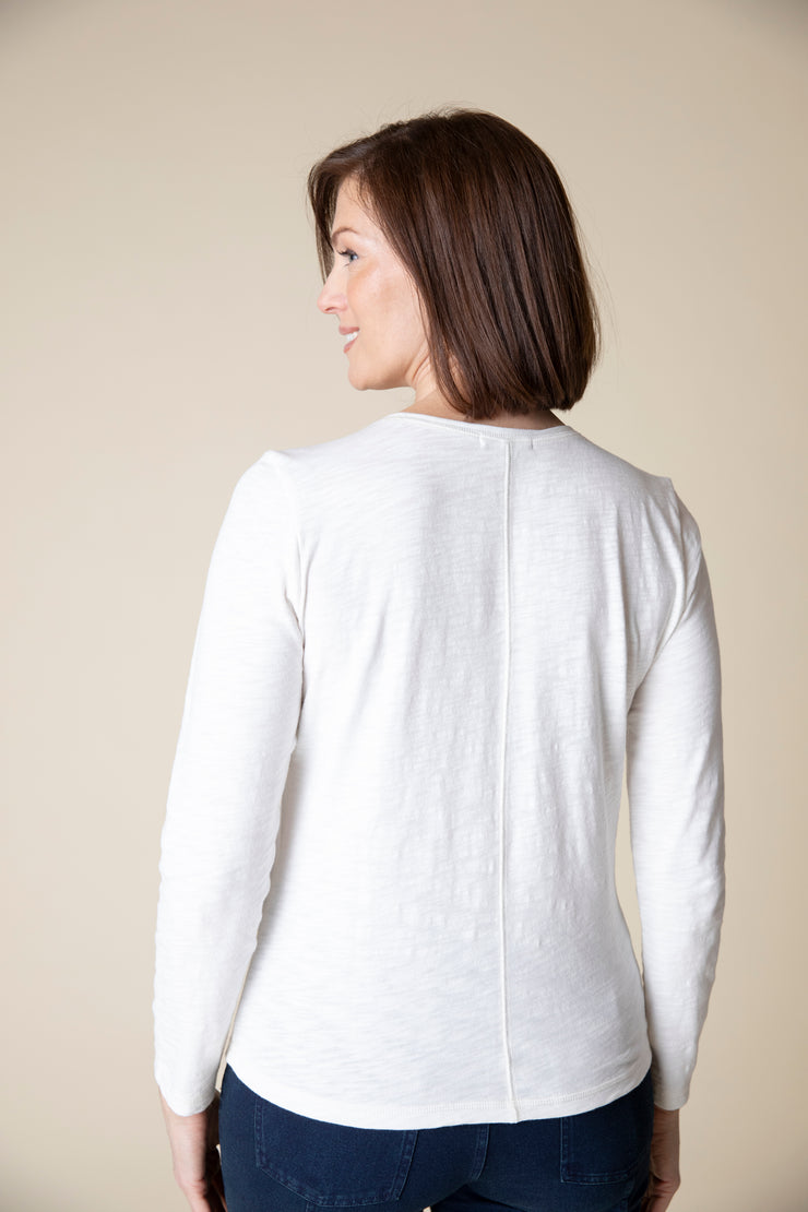 Coverstitch Long Sleeve Tee