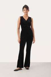 Dorella Velvet Wide Leg Pant