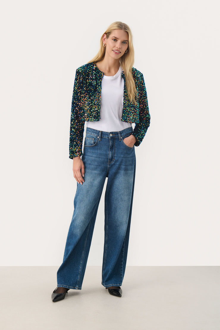 Marta Sequin Bolero Jacket