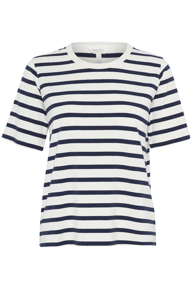 Striped Crew Neck T-Shirt