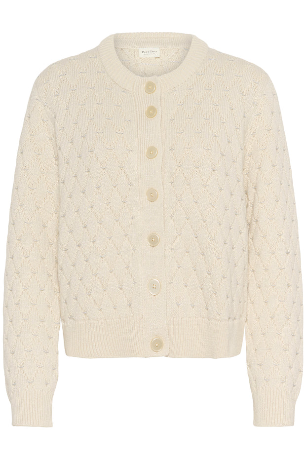 Lurex Diamond Cardigan