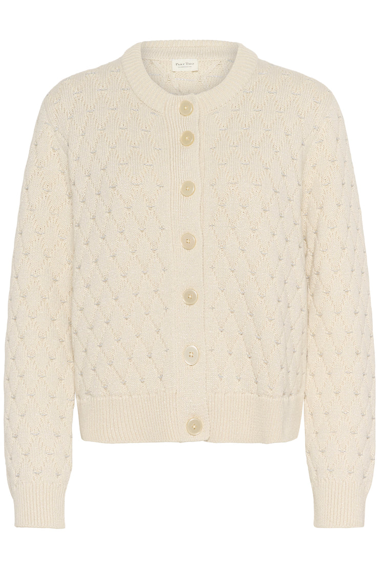 Lurex Diamond Cardigan