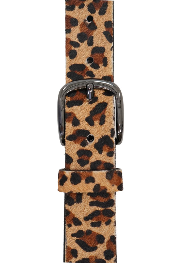 Leopard Print Belt