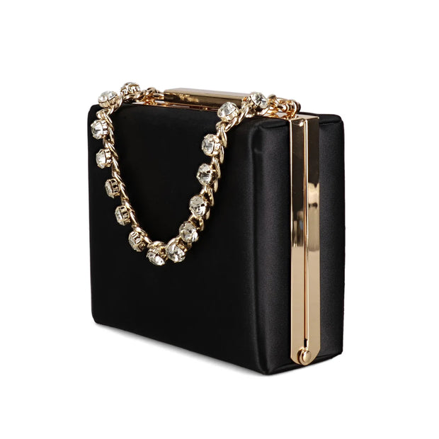 Rhinestone Embellished Mini Purse