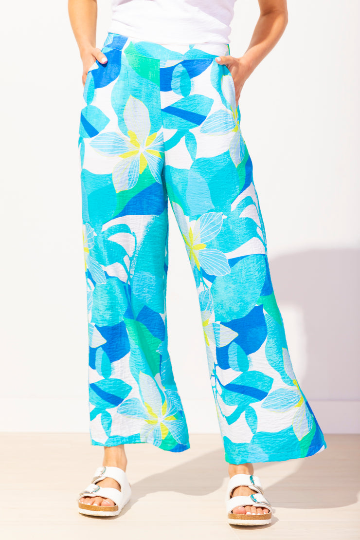 Tropical Floral Palazzo Pant