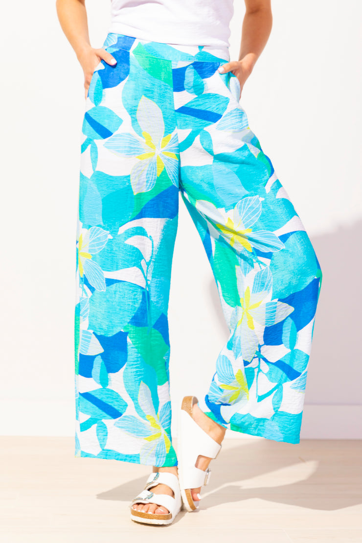 Tropical Floral Palazzo Pant