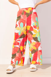 Tropical Floral Palazzo Pant