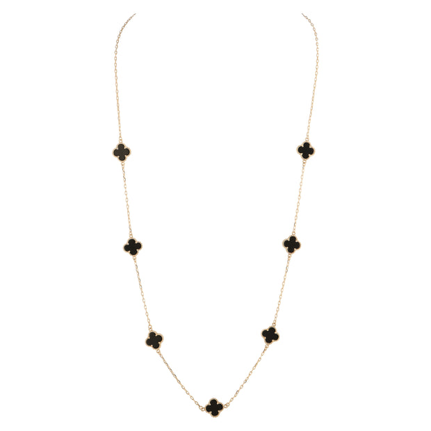 Gold and Black Necklace