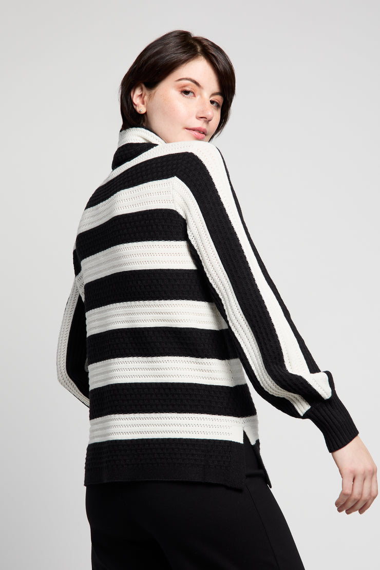 Striped Crew Sweater