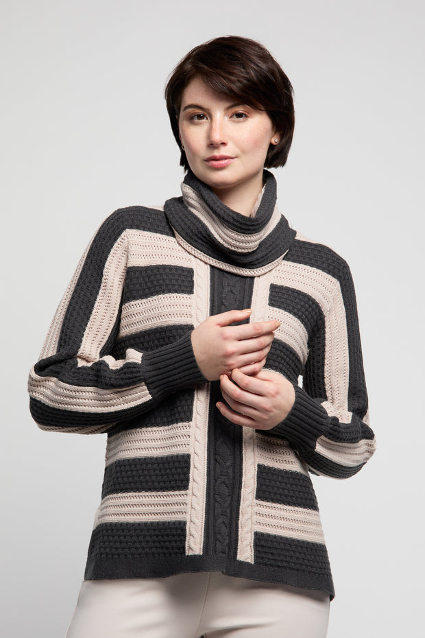 Striped Crew Sweater