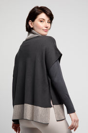 Poncho Hem Sweater