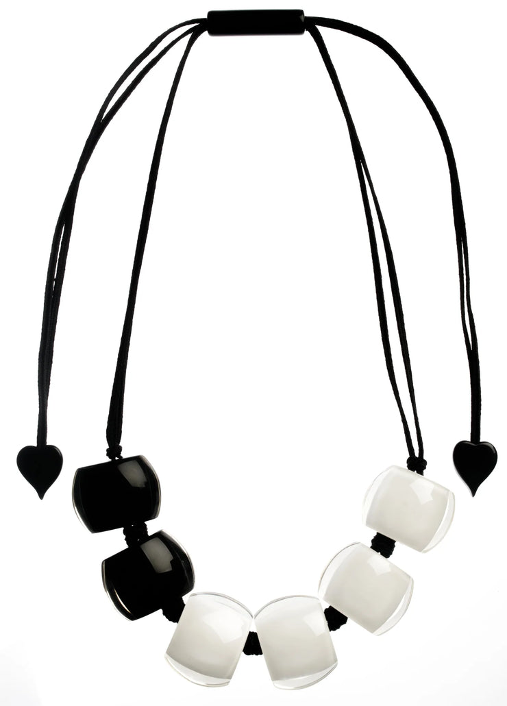 Flattened Bead Necklace