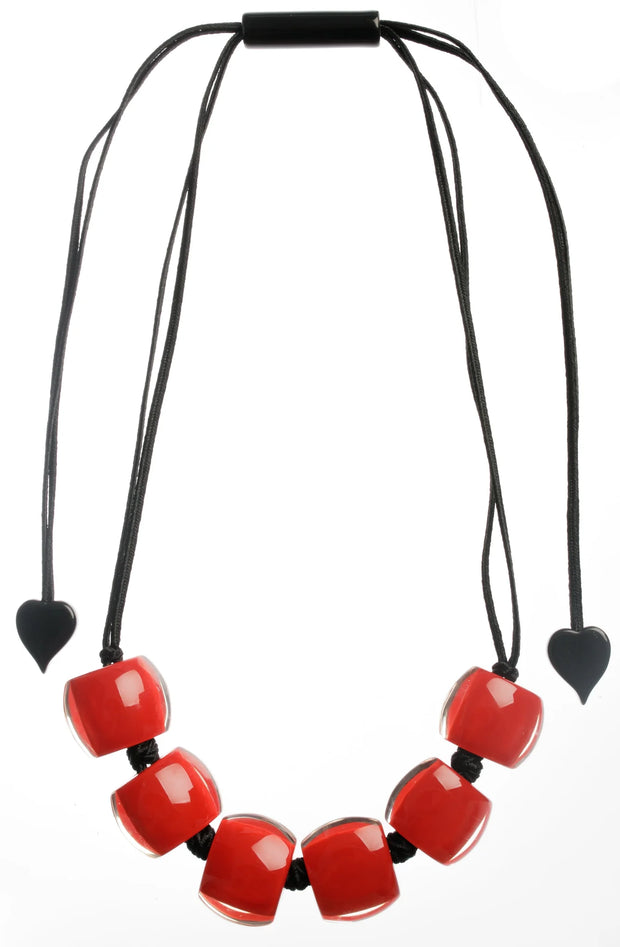 Flat Bead Necklace