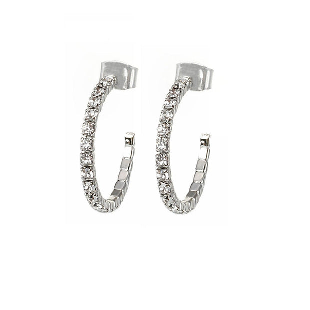 Sparkle Hoop 20m Earrings-Watch Us Women Oakville