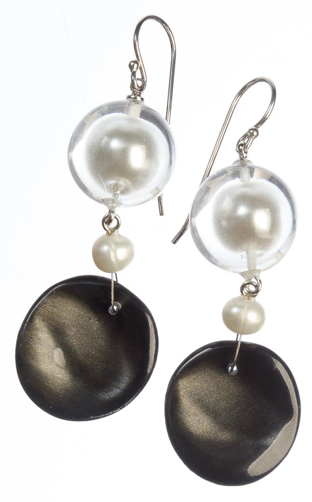 AMOR Anthracite Earrings