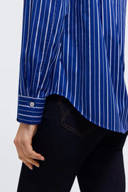 Margie Classic Wide Stripe Long Sleeve Shirt