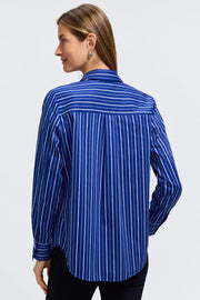 Margie Classic Wide Stripe Long Sleeve Shirt