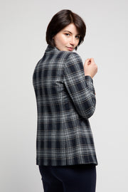 Plaid Two Button Jacket