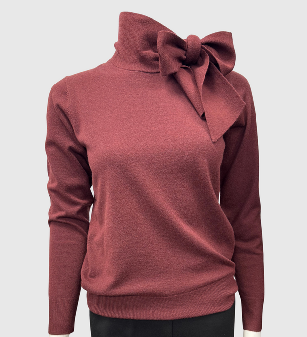 Tie at Neck Sweater