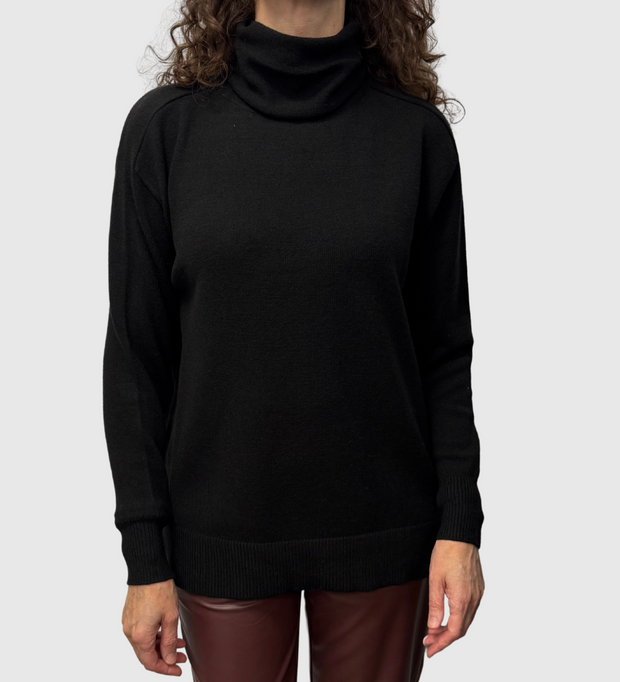 Loose Fit Turtleneck Sweater
