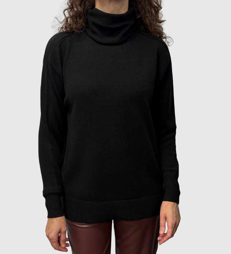 Loose Fit Turtleneck Sweater