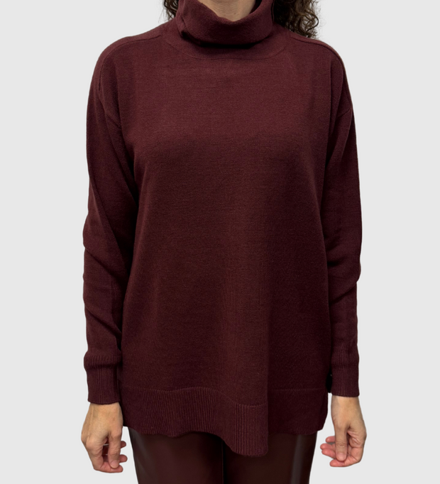 Loose Fit Turtleneck Sweater