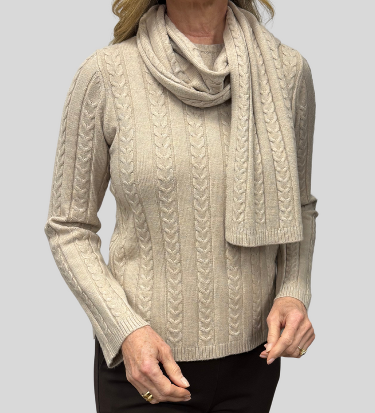Sweater with Scarf