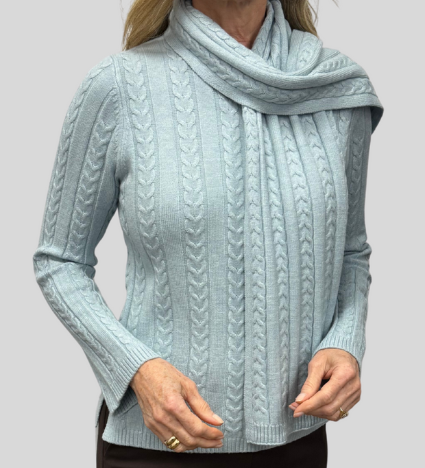 Sweater with Scarf