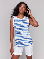 Printed Stripe Tank