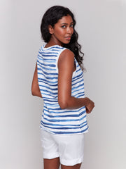 Printed Stripe Tank