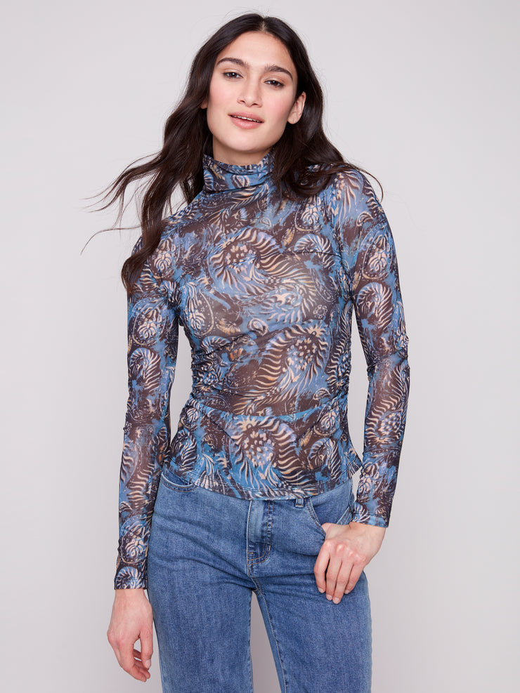 Mock Neck Top