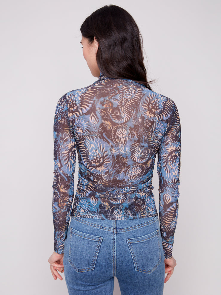 Mock Neck Top
